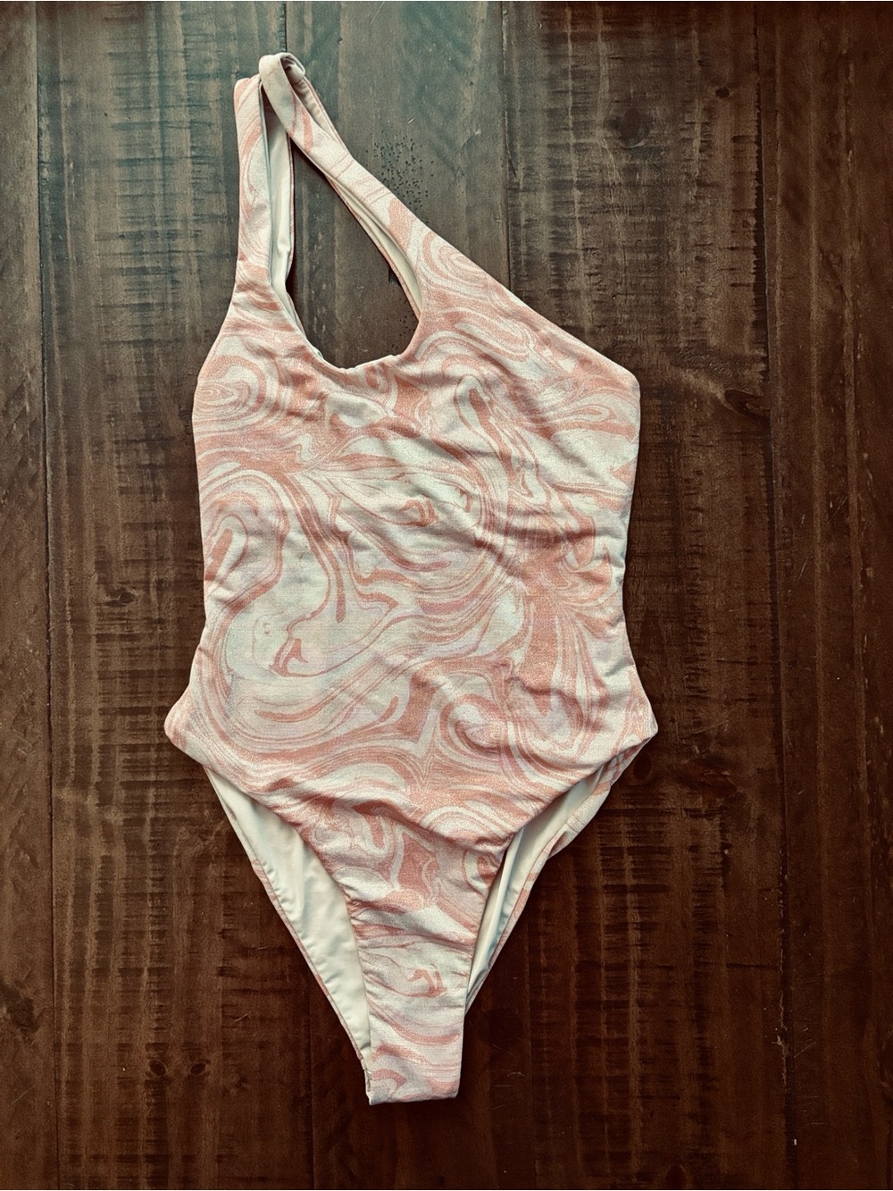 L*Space New Shimmer Print Swimsuit 4 Phoebe All Swirled Up - Picture 3 of 13